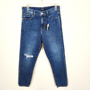 Express | NWT Tapered Ankle High Rise Jeans Size 4R